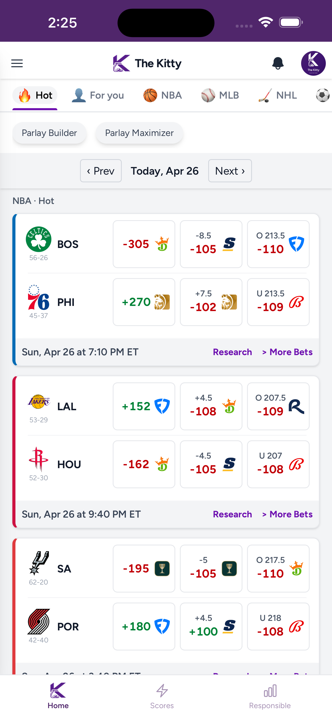 The Kitty: Betting Insights