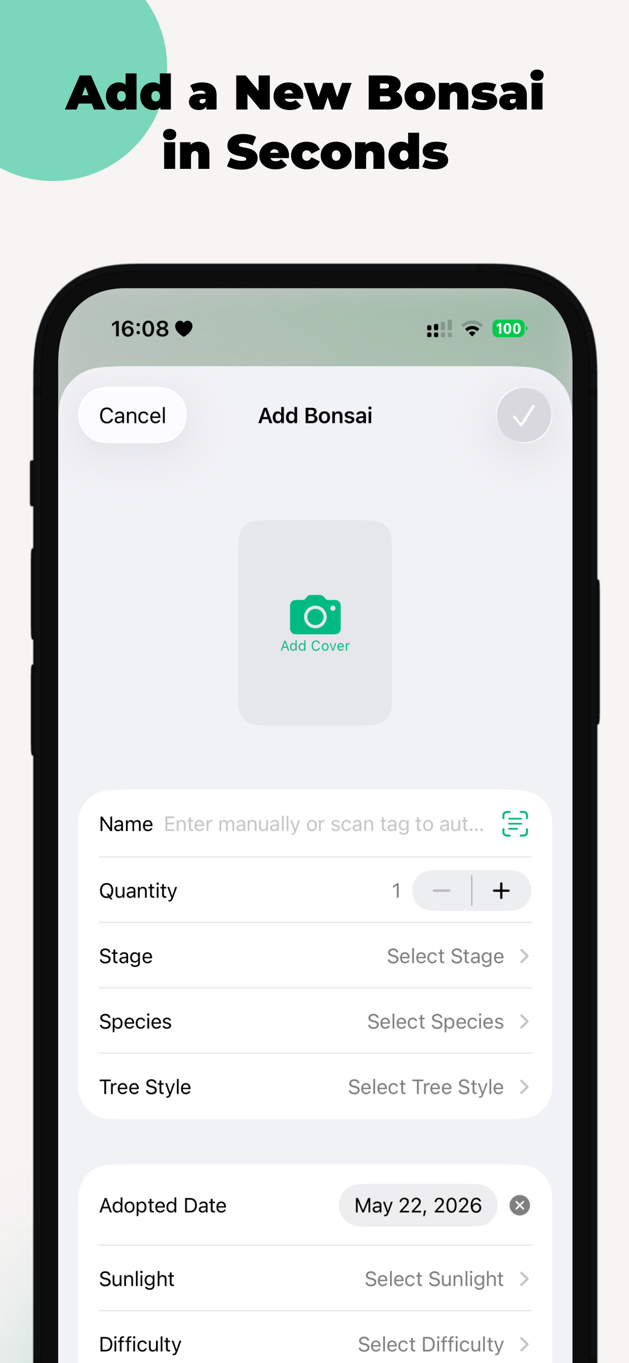 Bonsai: Care & Growth Journal