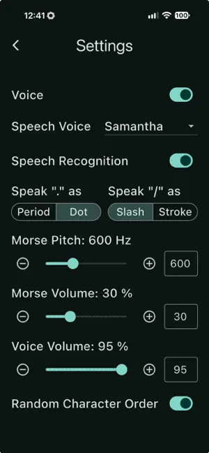 Morse ICR Trainer screenshot 4