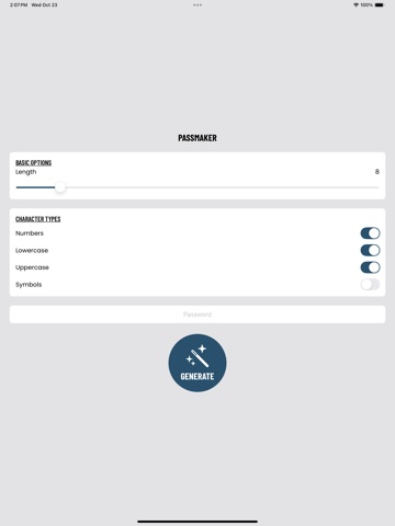 PassMaker app screenshot 3