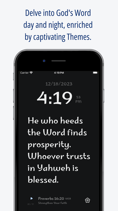Bible Clock – Verse Clock iPhone screenshot 2 - Reference app