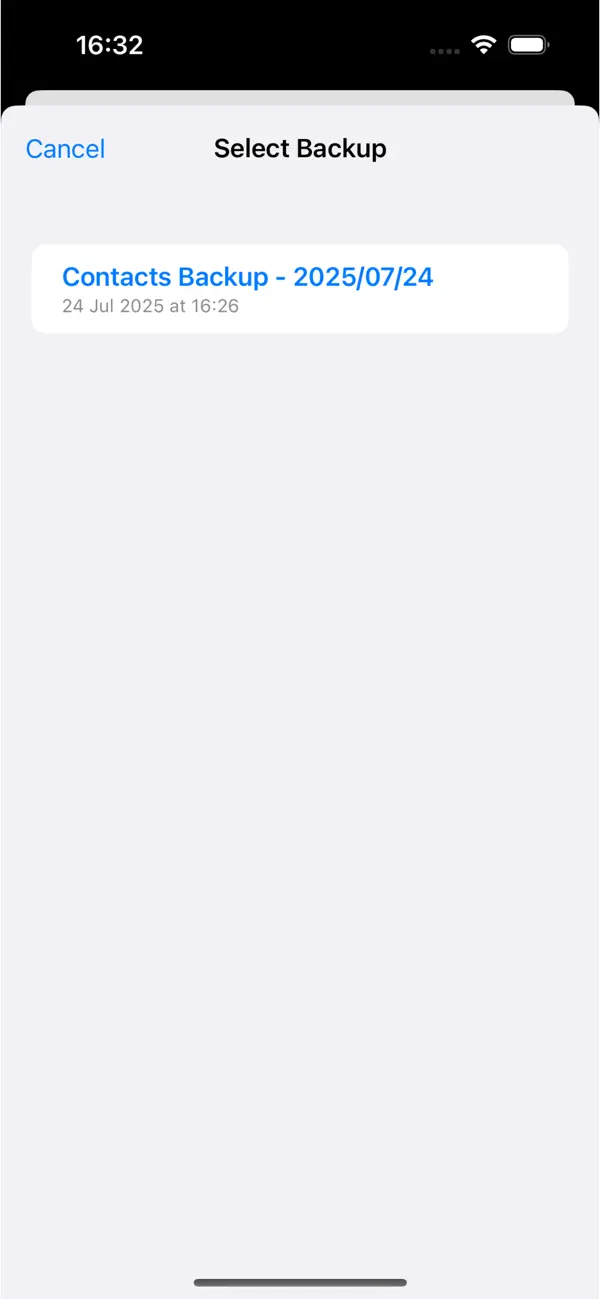 #5. Backup Contact Plus (iOS) От: Aivana LLC
