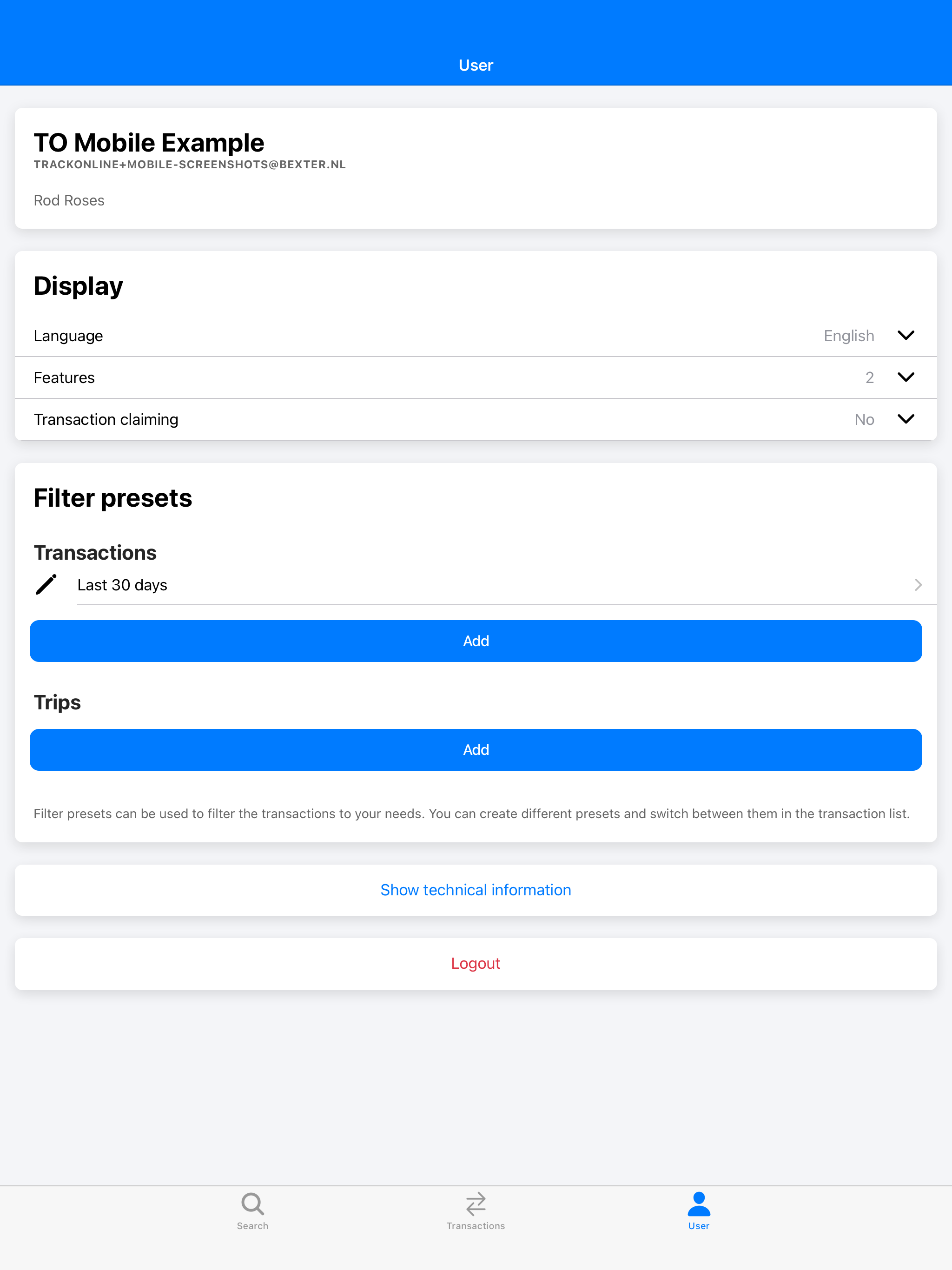 TrackOnline Mobile screenshot 16