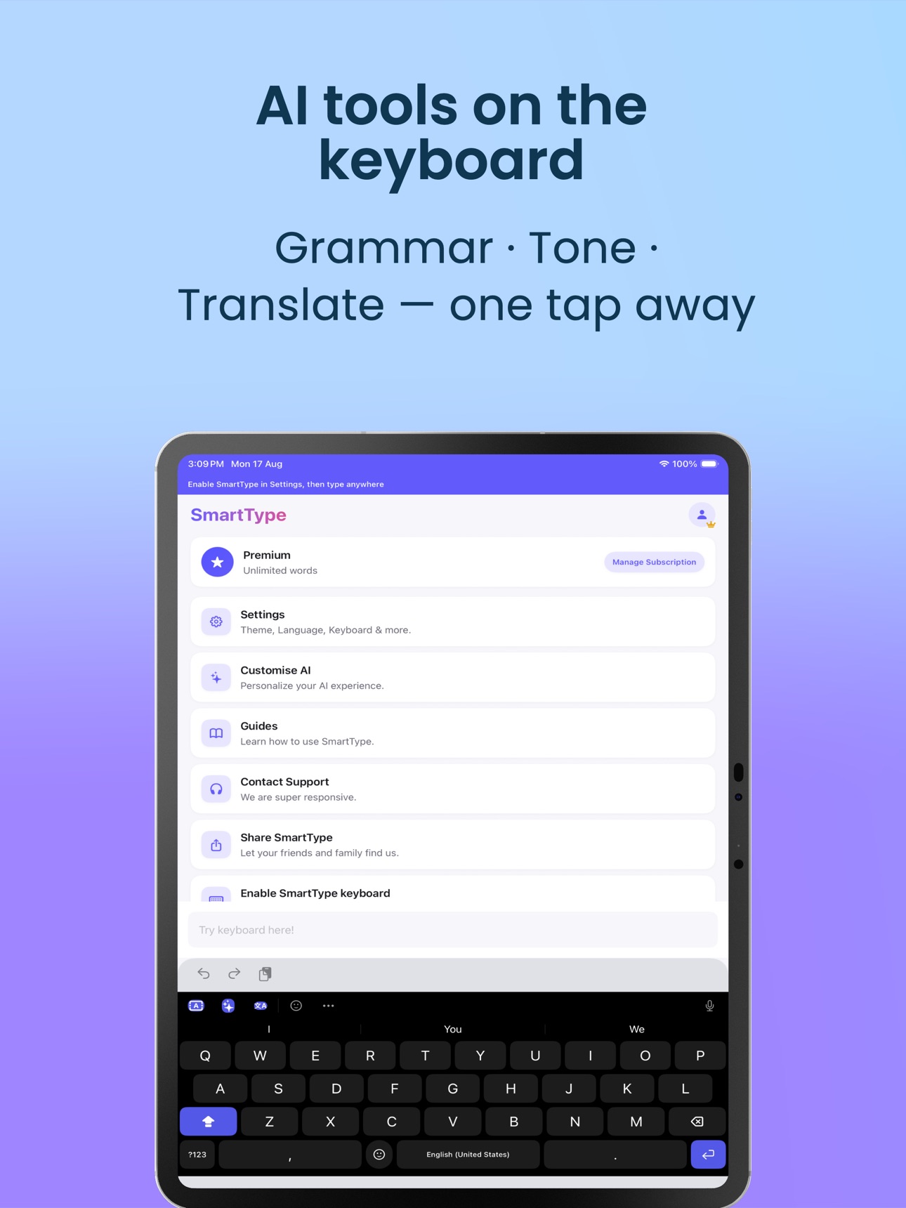 Screenshot 6 of SmartType Ai Keyboard
