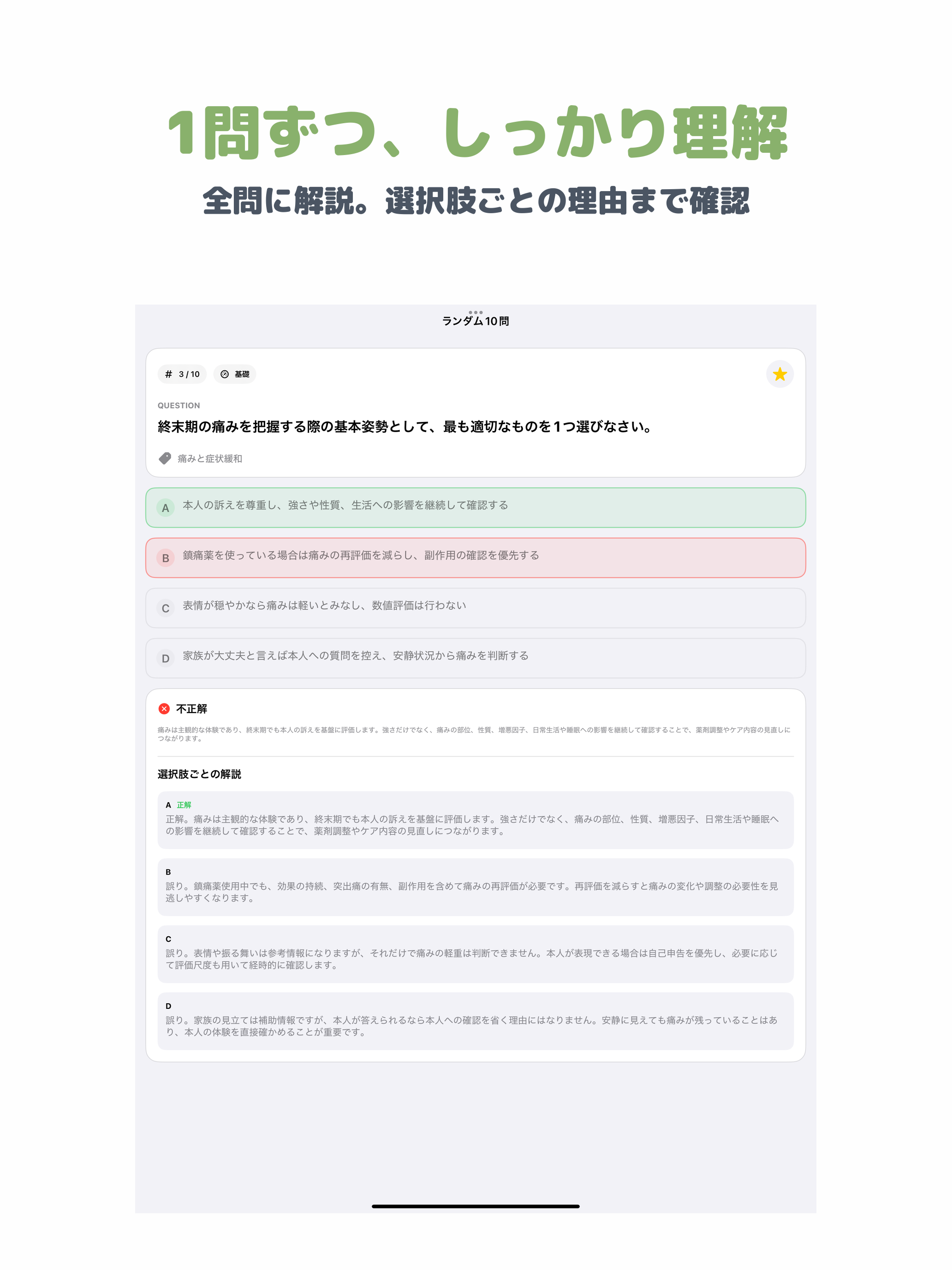 終末期ケア専門士 | 2026年対策問題