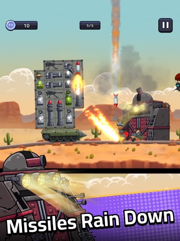 Tank Defense: Merge Attack iPad screenshot