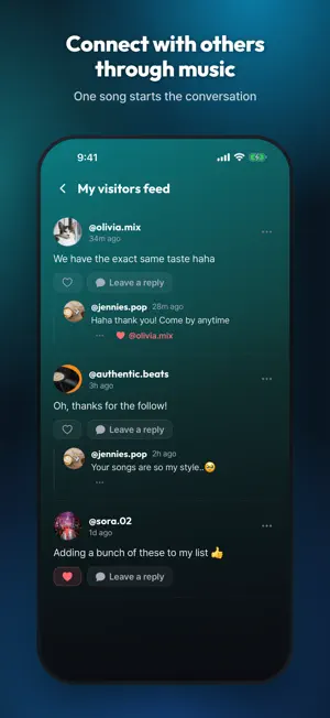 music moment: social music app screenshot 4