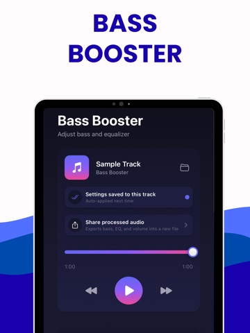 Bass Booster: Sound Enhancer iPad screenshot