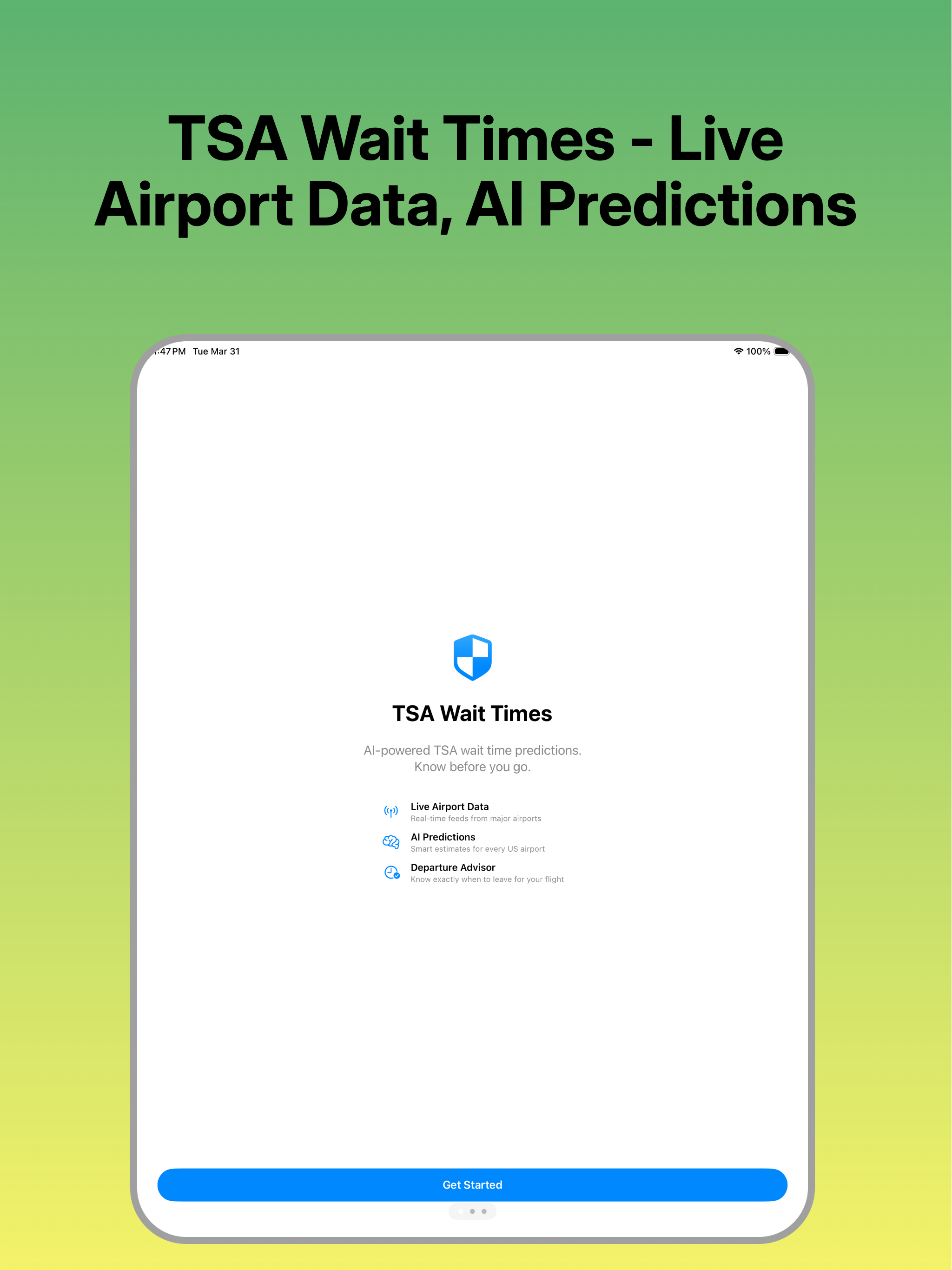 TSA Wait Times-AI Predictions screenshot 6