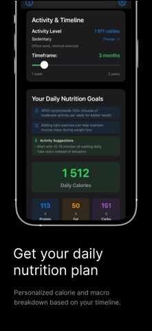 Weight Goal Tracker — Eatio screenshot