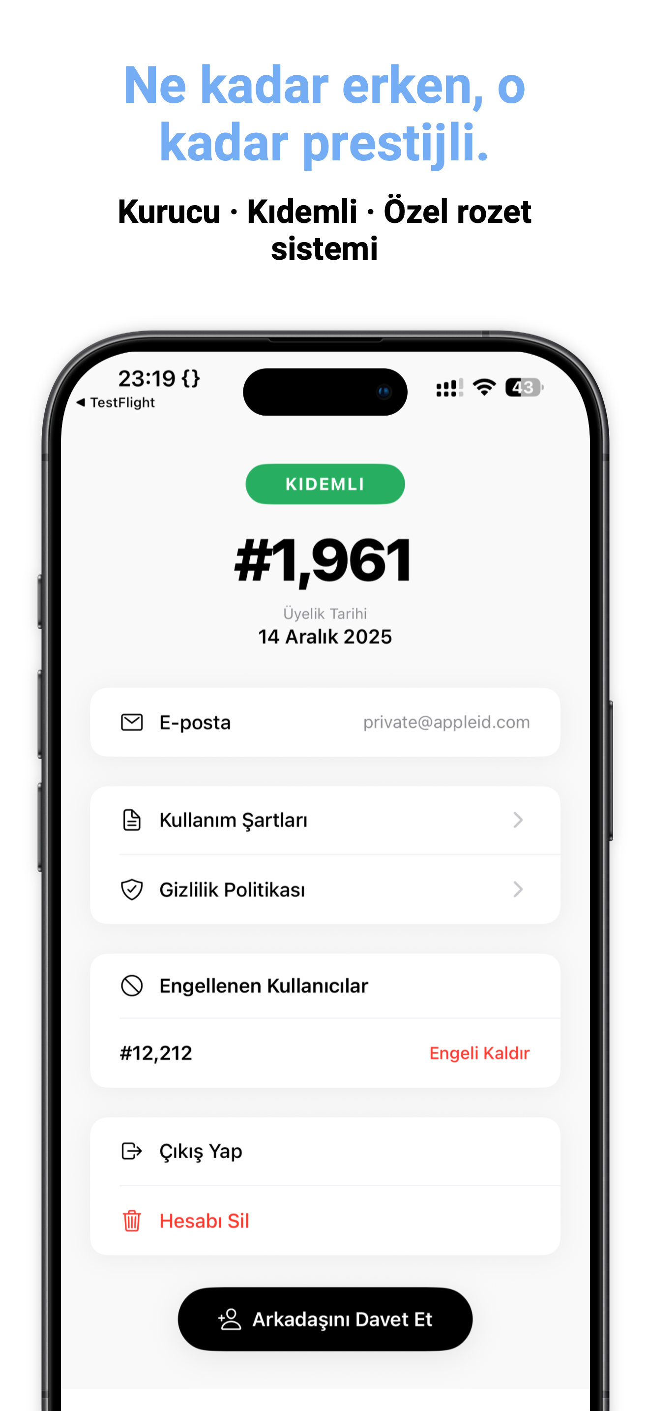 Hiç Kulüp: Özel Numara Kulübü screenshot 2