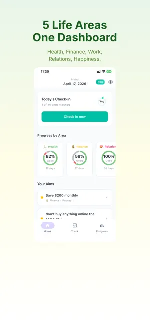 AimYear - Yearly Goal Tracker screenshot 2