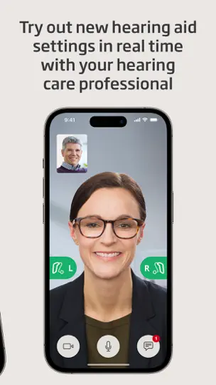 Screenshot von Oticon Companion auf dem iPhone 7