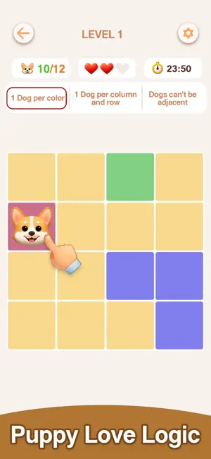 Puppy Doku:Sudoku Logic Puzzle screenshot 1
