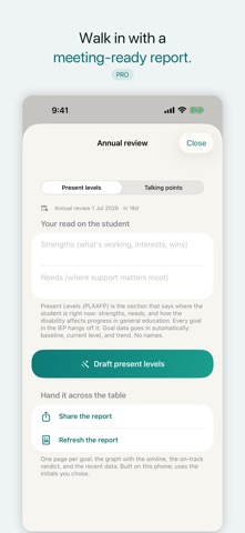 GoalDraft: IEP Goals & Notes Screenshot 6 of 7