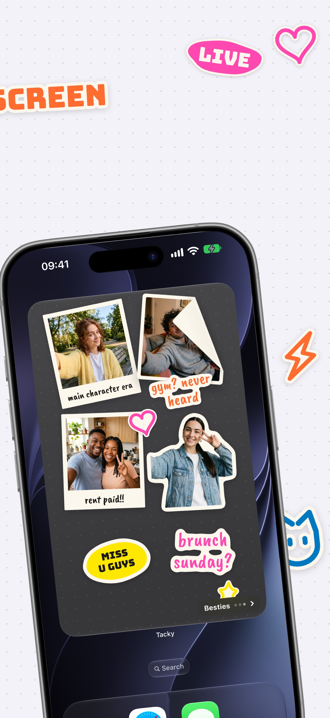 Screenshot 2 of Tacky: Friends Photo Widget