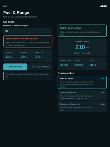 Fuel & Range Calculator iPad screenshot