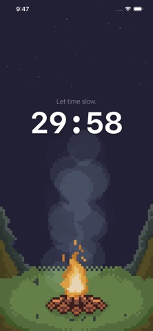 Campfire—30 minute focus timer screenshot