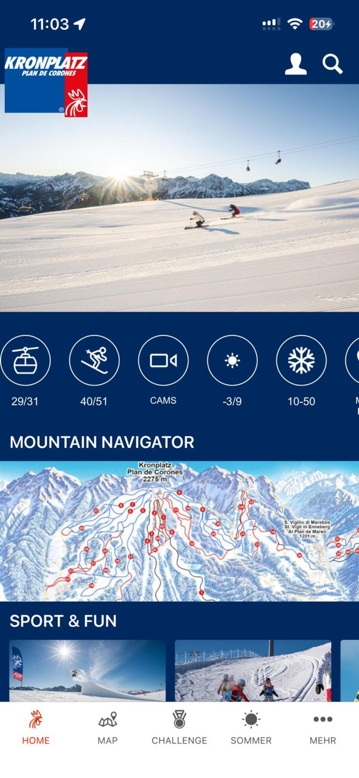 Kronplatz – Plan de Corones