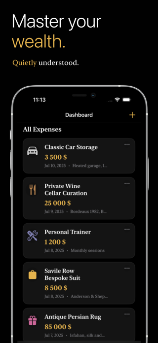 Elite Expense Tracker — Regal Screenshot 2 of 4