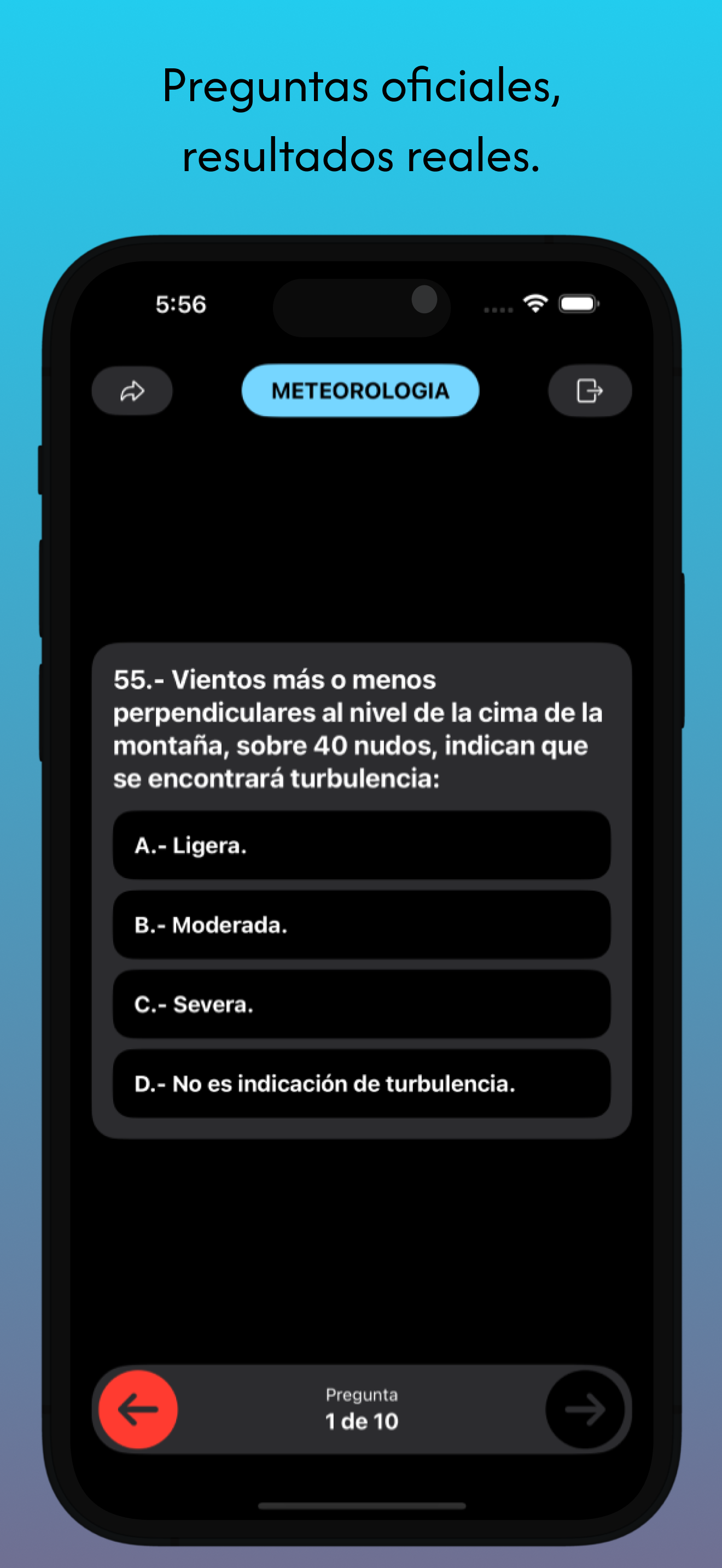 Exámenes de aviación Chile