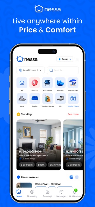 Nessa: Shortlets & Apartments Screenshot 1 of 5