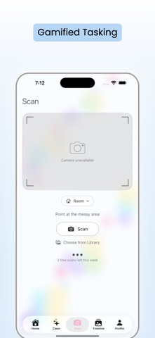 Tydy - Smart Clean Habits iPhone screenshot