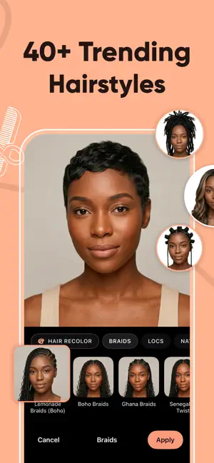 Nora - Hairstyle Try-On screenshot 3
