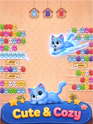 Cutie Sort - かわいい色分けゲーム iPad screenshot 3
