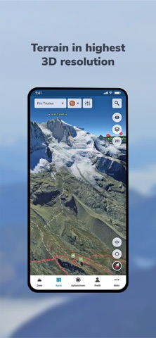 RealityMaps 3D tour planner Screenshot 1 of 10