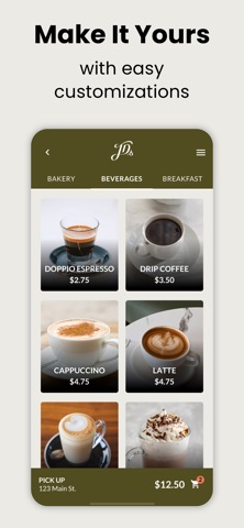 JDs Café screenshot