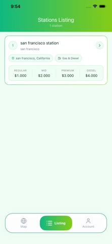 Native Gas Finder screenshot