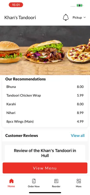 Khan's Tandoori. screenshot 2