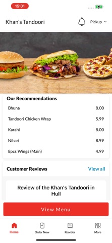Khan's Tandoori. Screenshot 2 of 5