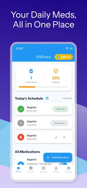 PillPerks: Medication Reminder screenshot 2