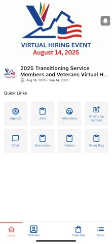 Virtual Hiring Event screenshot