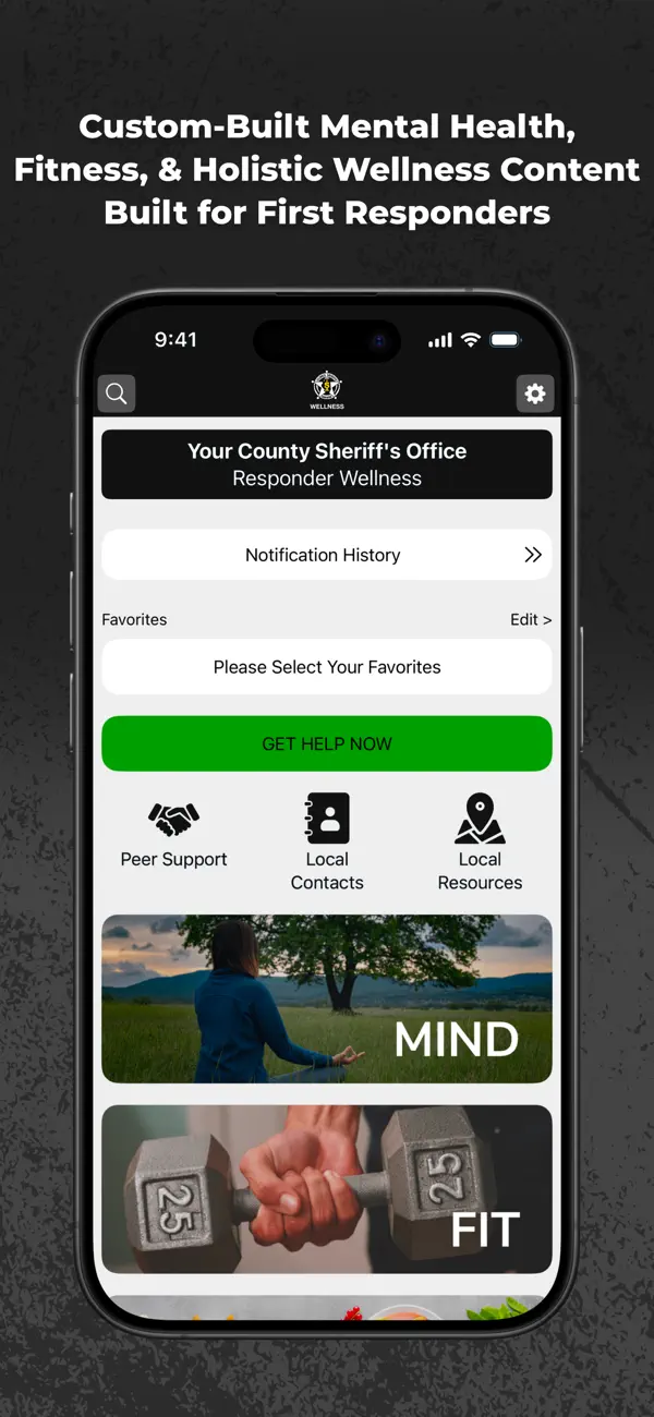 #2. ISA Wellness (iOS) Ved: Illinois Sheriff's Association