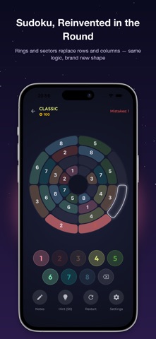 Cirdoku: Circular Sudoku screenshot 1
