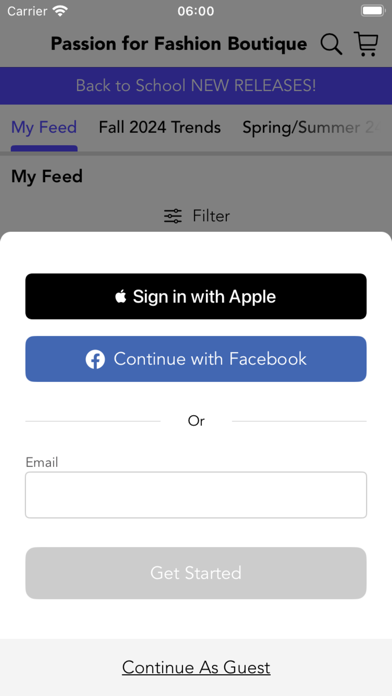 Screenshot #1 pour Passion for Fashion Boutique