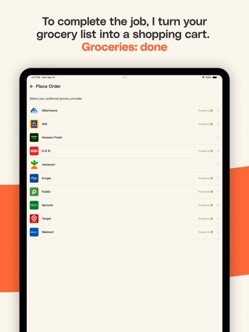 Ollie for Meals: Meal Planning iPad screenshot