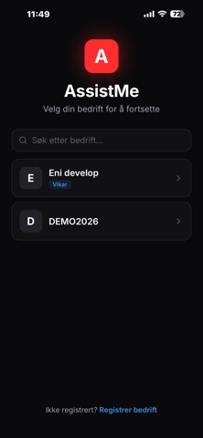AssistMe (c8bb0e) screenshot