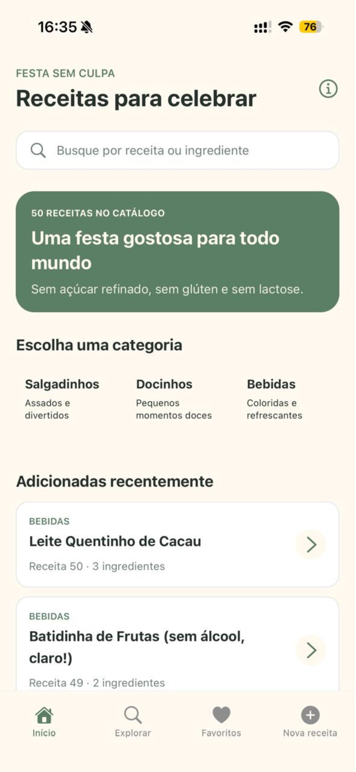 Screenshot 1 of Festa Sem Culpa