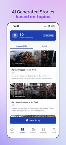 Deutsch Daily - Learn German Screenshot 1 of 9