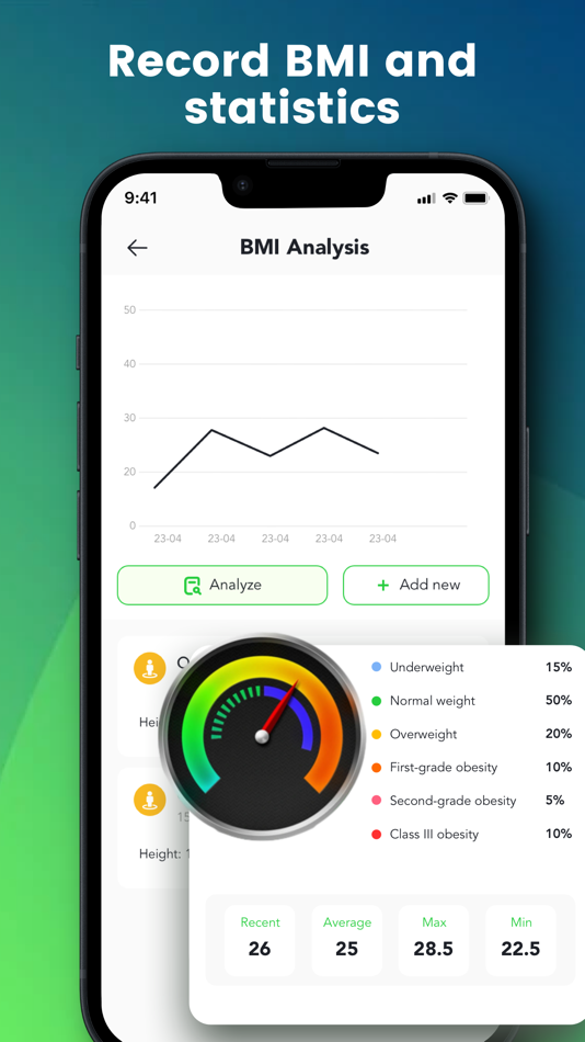 #2. Daily Health-BMI & BP Tracker (iOS) 由: ZHONGZHI YOLO HK LIMITED