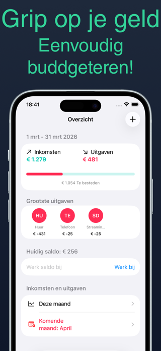 SpaarSaurus - Budget App Screenshot 1 of 5