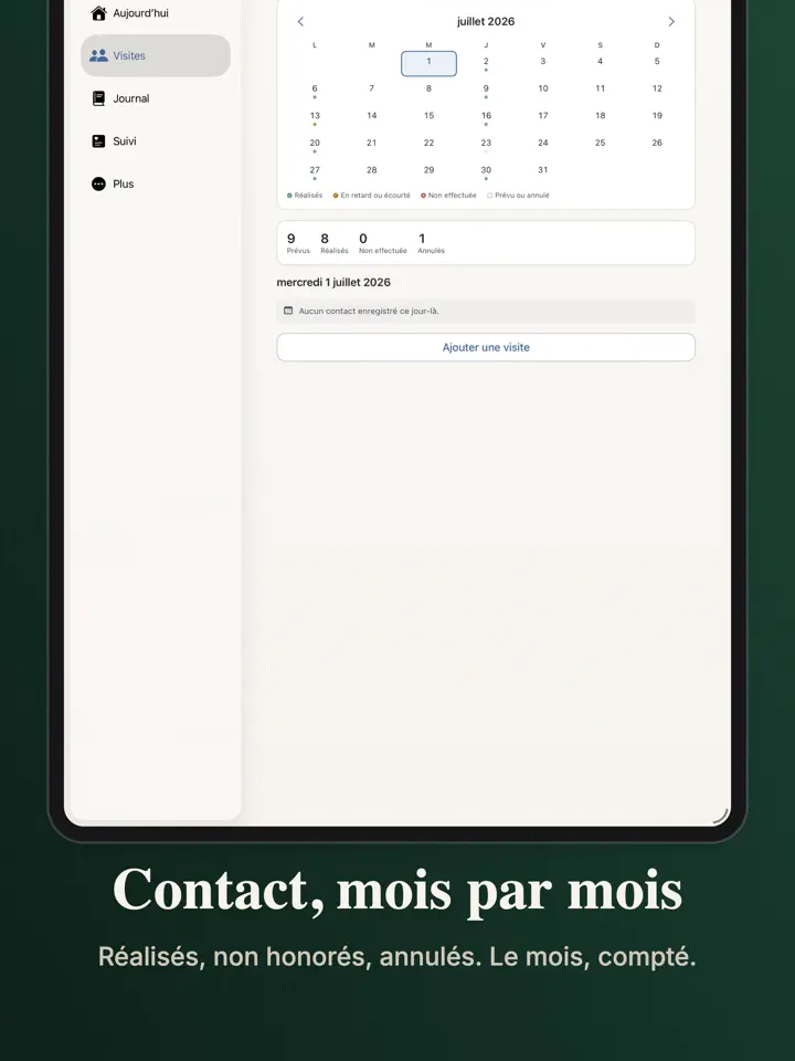 Fosterwell sur iPad : capture d’écran 3 sur 6