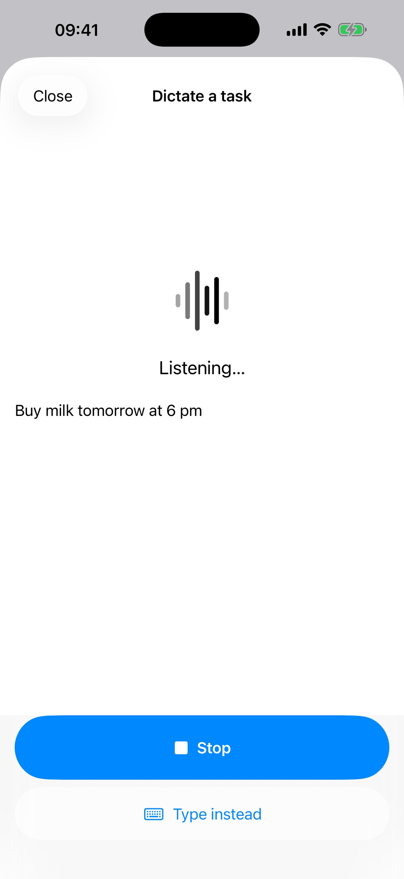 Screenshot 2 of Saydone Voice Tasks