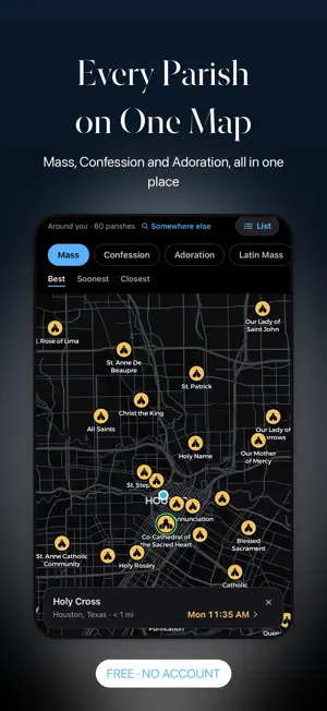 Find Mass Times screenshot 1