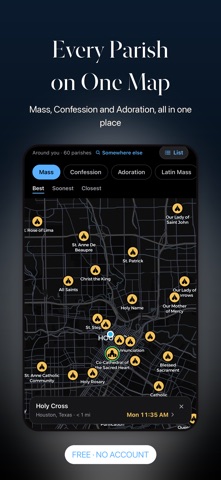 Find Mass Times Screenshot 1 of 10