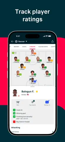 Flashscore: Live Scores & News App Store screenshot 3
